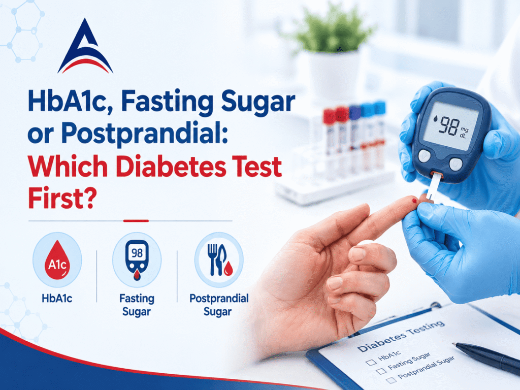 HbA1c, Fasting Sugar or Postprandial: Which Diabetes Test First?