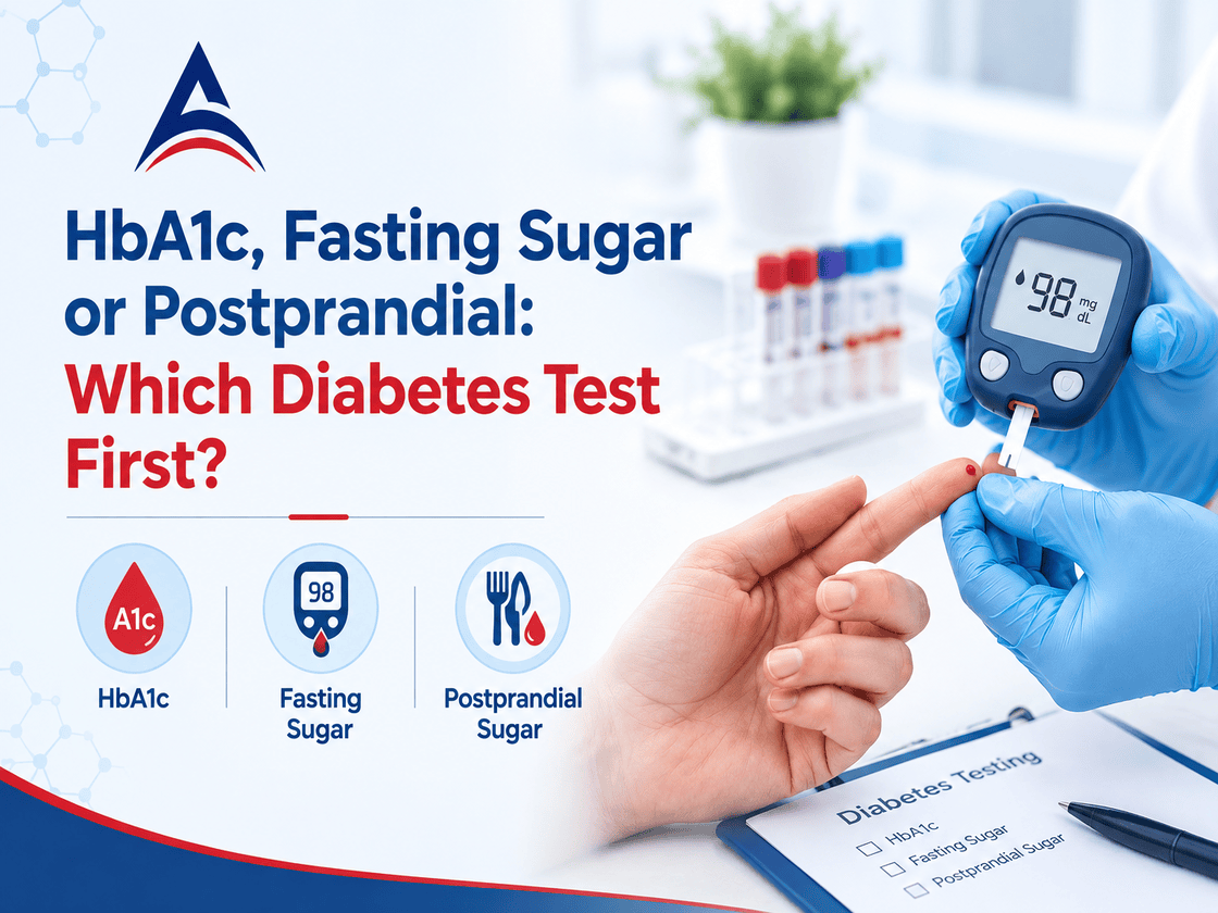 HbA1c, Fasting Sugar or Postprandial: Which Diabetes Test First?