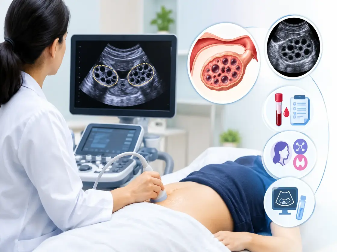 PCOS on Pelvic Ultrasound: What an Ovary Report Can Show and Which Tests May Follow