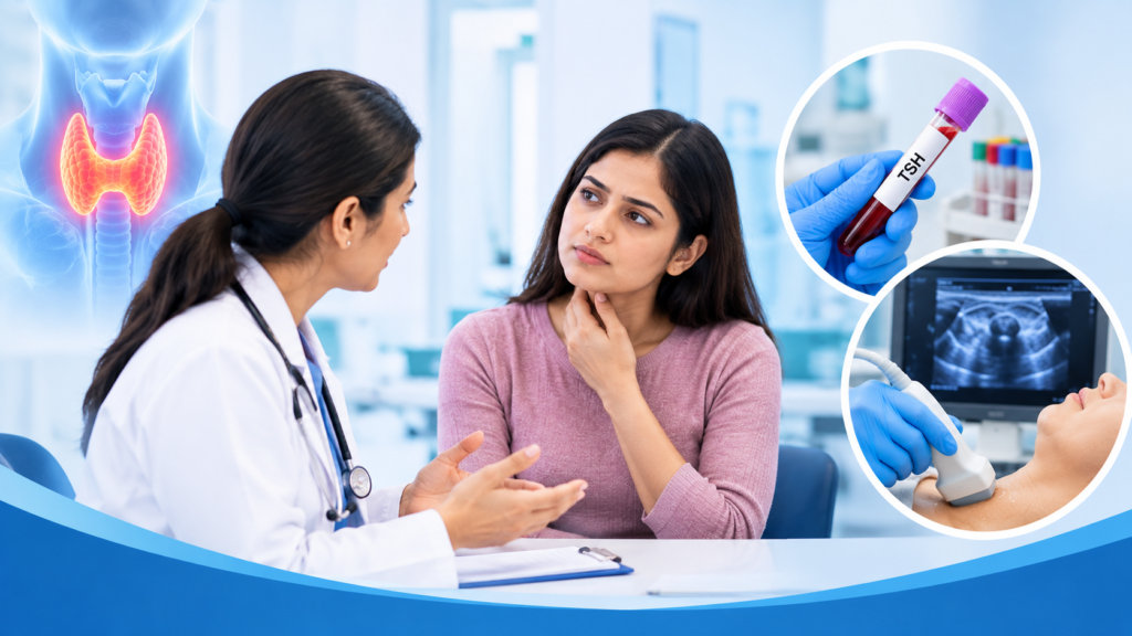 TSH Test or Thyroid Ultrasound: When Do You Need Each Test in Indore?